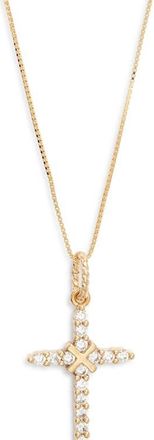 CHILD OF WILD Antonia Cross Necklace in Gold at Nordstrom