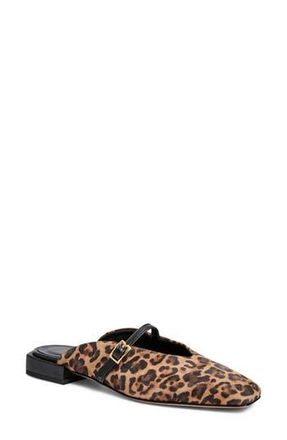 Bruno Magli Pilar Mary Jane Mule in Leopard Suede at Nordstrom Rack, Size 9.5