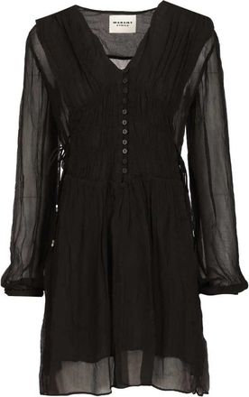 Isabel Marant Loriena Short Dress - Dames - Korte kleedjes - Zwart - S - Kleedjes