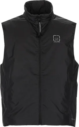 C.P. Company Logo Polyamide Zippered Vest