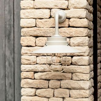 Garden Trading Semington Belfast Light Clay Mains Outdoor Garden Wall Light