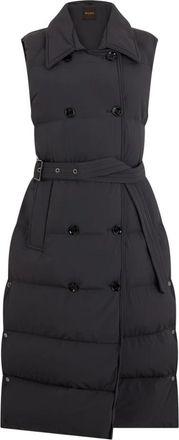 Moorer Rhea Lange Mouwloze Jas - Dames - Bodywarmers - Grijs - XS - Jassen