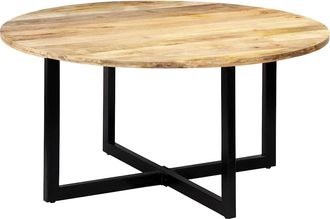 vidaXL Vidaxl Mesa De Comedor De Madera Maciza De Mango 150x73 Cm