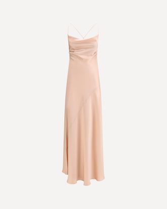 Pinko Farro satin Dress Female 38