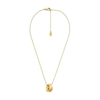 Michael Kors Logo-ketting met hanger - Dames - Accessoires - Geel - Maat: ONE Size