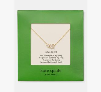Kate Spade New York Dear Bestie Carded Pendant