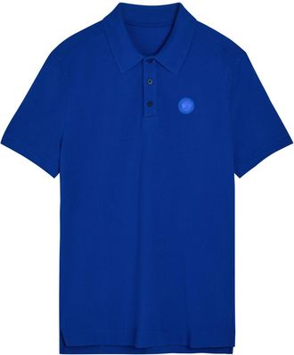 Canada Goose Beckley Logo-appliqu&eacute;d Piqu&eacute; Cotton Polo Shirt - Blue - XL