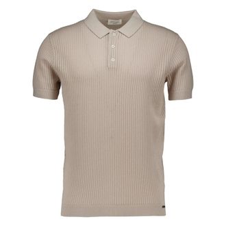 Gentiluomo Polo Shirts, male, Beige, Size: XL Polo 3 Buttons SS