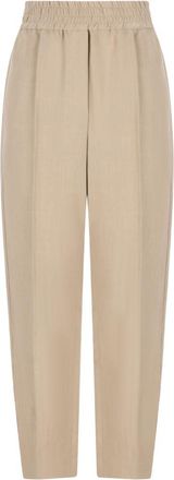 Brunello Cucinelli Brunello Cucinelli linnenmix broek