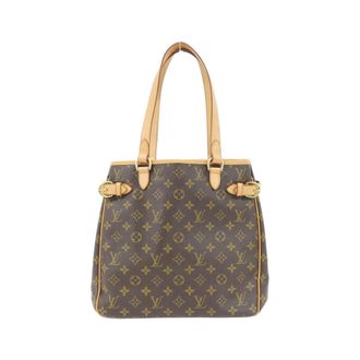 Louis Vuitton Monogram Marron Coated Canvas Shoulder Bag Tote Bag (Pre-Owned)