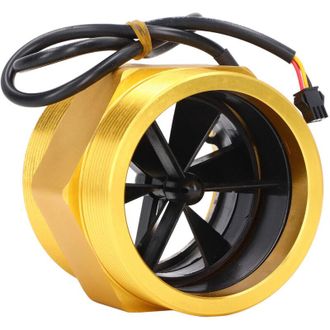 OEM Sensor De Flujo De Agua De 3 Pulgadas, Medidor De Flujo De Turbina, Interruptor De Inducci&oacute;n Para Riego Y Calefacci&oacute;n, Salida Npn