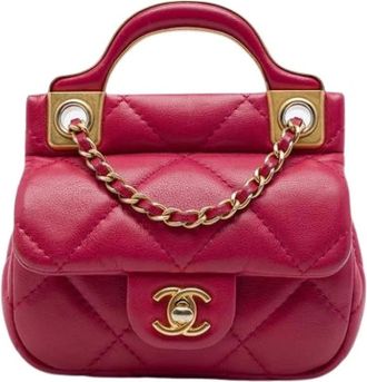 Chanel Borsa Mini Satchel Pre-owned - - Pre-owned - Donna - Rosa - ONE SIZE