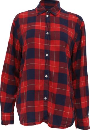 Toteme Plaid Oversized Shirt in Multicolor Lyocell