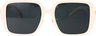 Versace VE4472D548487 Square Full Rim Sunglasses - White