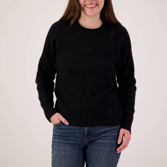 Elliott Lauren On The Dot Pullover In Black