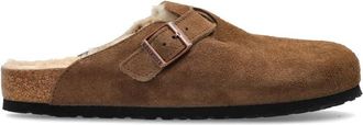 Birkenstock Boston Shear Leve - Heren - Slip ons - Bruin - 40 EU - Su&egrave;de - Schoenen