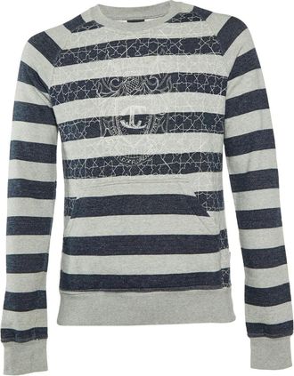 Cavalli 2023 striped sweatshirt - Grey