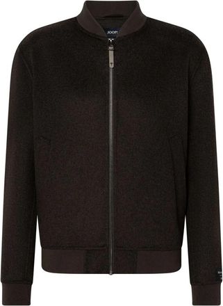 Joop Blouson Keillor - Heren - Vesten met rits - Bruin - XL - Wol - Hoodies & sweatvesten