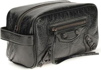 Balenciaga Mens Black Lamb Ovis Aries Wallet