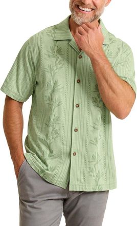 Tommy Bahama Palm Fresco Border Silk Camp Shirt