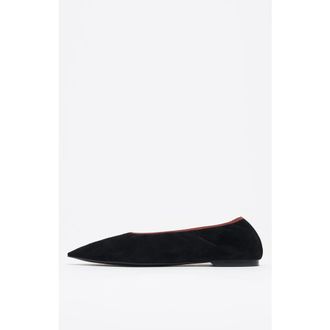 Bimba & Lola Pointed Toe Ballerina in Black at Nordstrom, Size 40