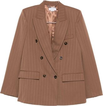 Stella McCartney Stella Mccartney Womens Jackets Leather Brown