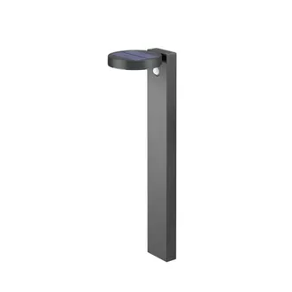 Trio Palo Posadas Led Antracita Ip44 Con Sensor De Movimiento Iluminaci&oacute;n