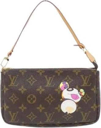 Louis Vuitton Pre-owned Pochette - Dames - Vintage Mini Tas - Bruin - ONE Size - Vintage