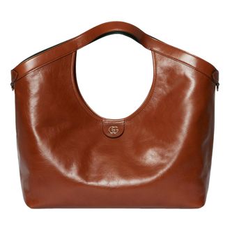 Gucci (WMNS) Gucci Giglio Large Tote Bag Dark Brown 853971-AAF2H-7645