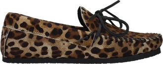 Isabel Marant Bruine Slip-On Loafers van Paardenhaar - Dames - Loafers - Bruin - 36 EU - Schoenen