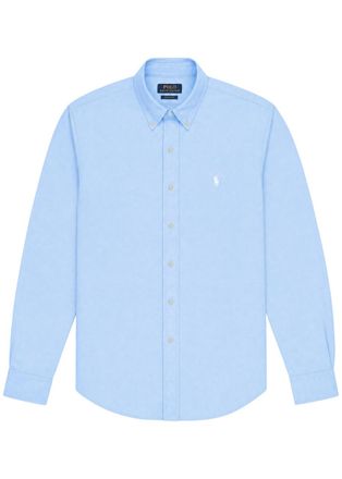 Polo Ralph Lauren Logo-embroidered Cotton Shirt - Blue - XL