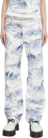 Levi's Ribcage Straight Ankle - Dames - Regular Fit Jeans - Wit - W27 L27 - Katoen - Jeans