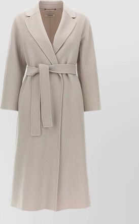 Max Mara wool belted midi coat