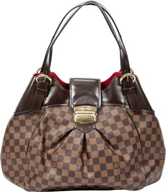 Louis Vuitton Brown Damier Ebene Sistina (Authentic Pre-Loved)
