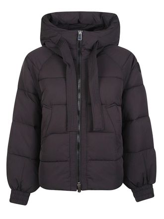 Pinko Dicentra Polyamide Geometric Quilted Down Jacket