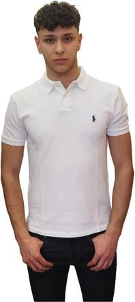 Ralph Lauren Short Sleeve Slim Fit Polo - Heren - Polos - Wit - L - Tops