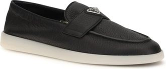 Prada Mens Leather Loafers Nero 1