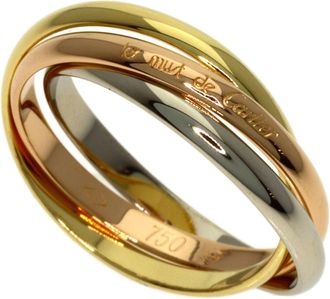 Cartier Yellow Gold (18K) Pink Gold (18K) White Gold (18K) Band Ring (Pre-Owned)
