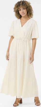 Cream Jurk Feminine white