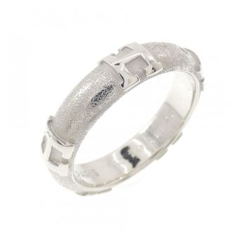Herm&egrave;s White Gold White Gold (18K) Band Ring (Pre-Owned)