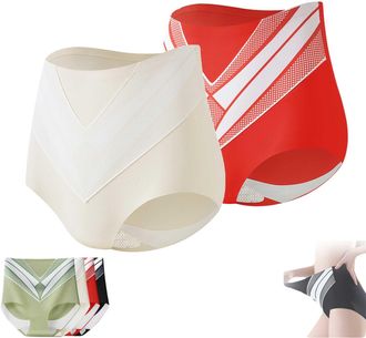 Generic Medical Grade Titanium Fiber Self-Heating Tourmaline Shaping Shorts, Titanium Fiber Tourmaline Shaping Shorts for Women (2pcs/E,XXL)