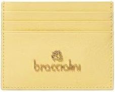Braccialini Basic Card Holder - Dames - Portefeuilles - Geel - ONE Size - Leer - Accessoires