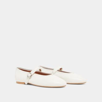 Jonak Deesse leren ballerinas, gemaakt in Europa