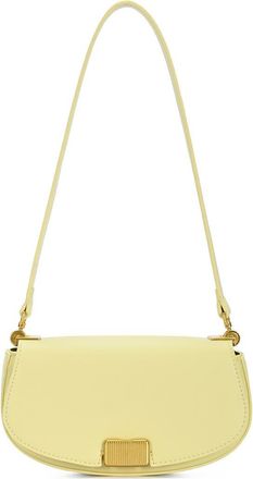 Rachel Zoe Rib Buckle Shoulder Bag in Pale Yellow at Nordstrom Rack