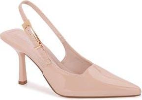 Berness Honey Pointed Toe Slingback Pump in Beige at Nordstrom Rack, Size 7.5