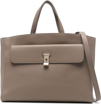 Bally Lydia leather tote bag - women - Calf Leather - One Size - Neutrals