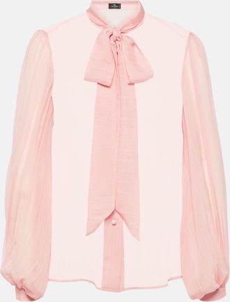 Etro Bow-detail silk blouse