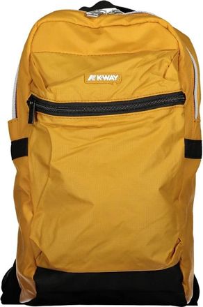 K-Way Tassen, Dames, Geel, ONE Size, Nylon, Gele Nylon Rugzak voor Vrouwen