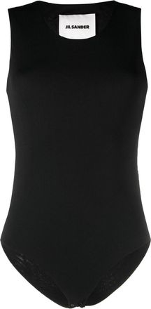 Jil Sander crew-neck vest - women - Polyamide/Viscose - 36 - Black