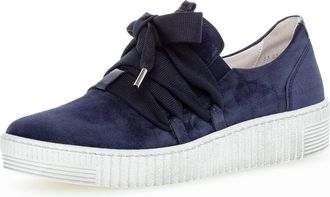 Gabor Waltz Womens Casual Trainers 5.5 UK Marine Suede